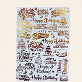 Vinyl A7 size Birthday Anniversary Sticker